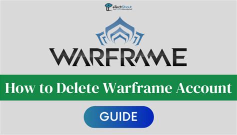 warframe delete account